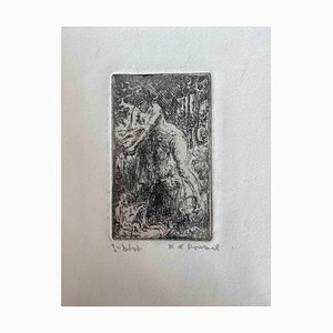 Ker Xavier Roussel, Nude in Woods, Original Etching, 1920s
