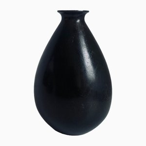Vase en Bronze Patiné par Just Andersen
