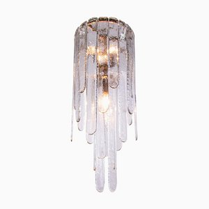 Large Murano Glass Cascade Chandelier attributed to Carlo Nason for Mazzega, 1960s