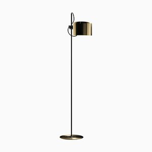 Limited Edition Coupé Gold Floor Lamp by Joe Colombo for Oluce