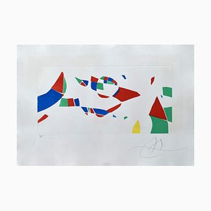 Joan Miro, Gravuren für eine Ausstellung, Original Radierung, 20. Jh