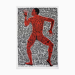 Affiche d'Exposition Keith Haring, Tony Shafrazi Gallery, 1983, Lithographie Offset