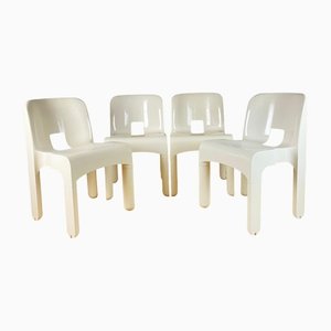 Universale Chairs by Joe Colombo for Kartell, Set of 4