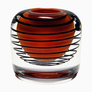 Vaso Massive Expo di Olle Alberius per Orrefors, Svezia, 1973