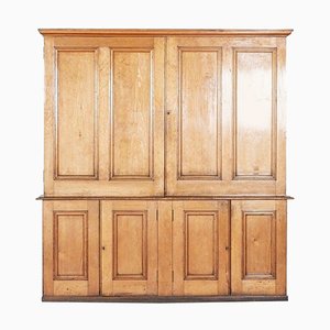 Large Scottish Pine Housekeepers Cupboard, 1870s