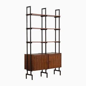 Two Bay Freestanding Wall Unit in Rosewood, Italy, 1960s