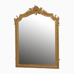 Specchio in legno dorato, fine XIX secolo