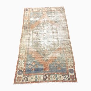 Handmade Faded Oushak Rug