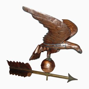 Copper Eagle Wind Direction Weather Vane, 1970s