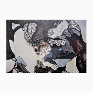 Michèle Klur, Les floralies, 2022, Acrylic on Canvas