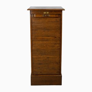 Roll-Fronted Office Cabinet, 1910s