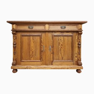 Pitch Pine Sideboard, 1890s