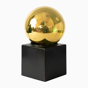 Vintage Gold Ball Table Lamp from Philips, 1970s