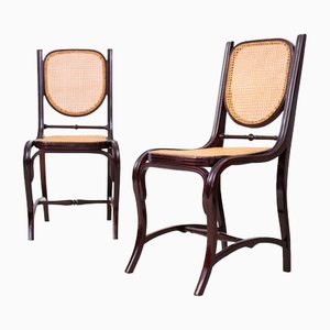 Set of Art Nouveau Dining Chairs by Jacob & Josef Kohn