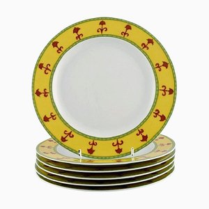 Bokhara Porcelain Lunch Plates by Paul Wunderlich for Rosenthal, Set of 6