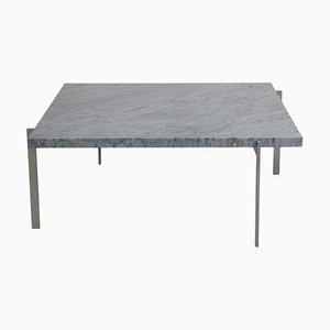 PK-61 Coffee Table in Gray Marble by Poul Kjærholm