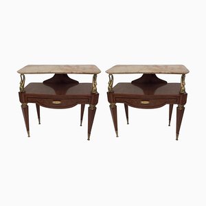 Tavolini attribuiti a Gio Ponti, Italia, anni '40, set di 2