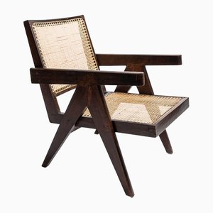 Poltrona in sissoo di Pierre Jeanneret, 1955