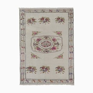 Turkish Floral Kilim Rug