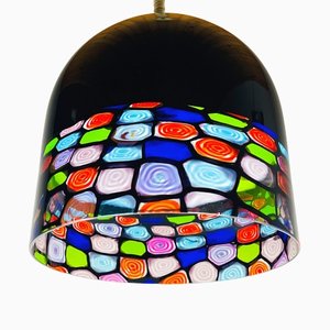 Lampe à Suspension Vintage en Verre de Murano par Renato Toso et Note Massari pour Leucos, Italie, 1970s