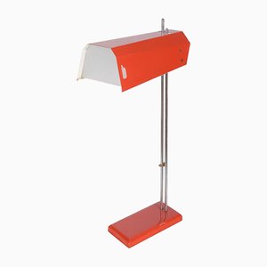 Lampe de Bureau Vintage Orange, 1970s