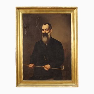 Italian Artist, Portrait of a Gentleman, 19th Century, 1860, Oil on Canvas