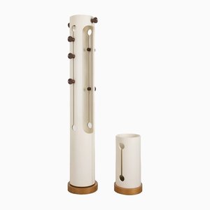Coat Stand and Umbrella Stand by Carlo de Carli for Fiarm, Set of 2