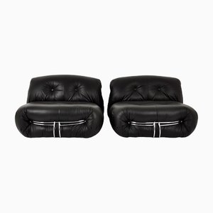 Siana Armchair by Afra & Tobia Scarpa for Cassina, 1970s, Set of 2