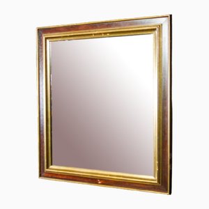 Miroir Vintage avec Cadre Décoratif Marron, 1960s