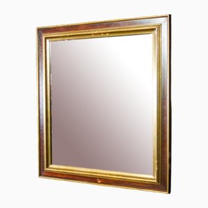Vintage Mirror with Gold Brown Decorative Frame, 1960s