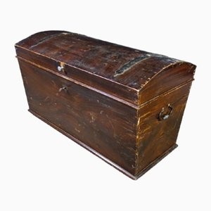 Brocante Wooden Blanket Chest, Early 20th Century