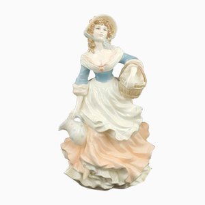 Liminted Edition Milkmaid Figurine from Coalport, 1990s
