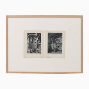 Theodore Jung, Interior Triptychon, 1940, Photogravüre, Gerahmt