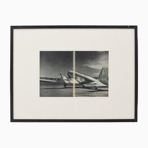 John T. Moss, Avion, 1940, Photogravure, Encadré