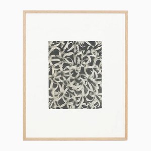 Karl Blossfeldt, Flower, Black & White Photogravure, 1942, Framed