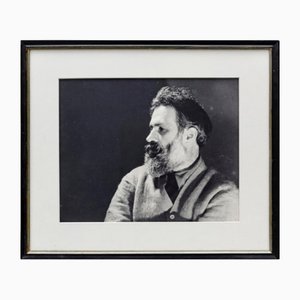 Man Ray, Porträt von Constantin Brancusi, 1977, Silbergelatineabzug