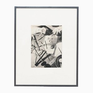 Hans Keer-Bale, Abstract Image, 1940s, Photogravure, Framed