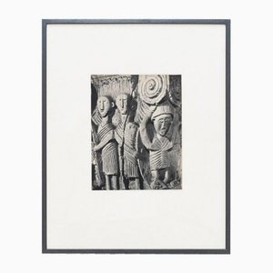 Jean Roubier, Carving, 1950er, Photogravure, Gerahmt