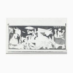 Black and White Photograph of Picasso Painting 'guernica', 1973, 1976, Paper