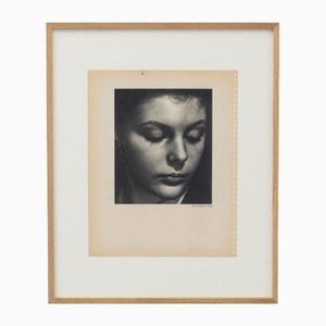 Daniel Masclet, Portrait, 1947, Photogravure, Framed