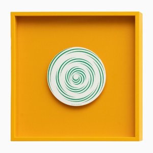 Marcel Duchamp, Spirale Blanche Rotorelief de Konig Series 133, 1987, Disco litográfico