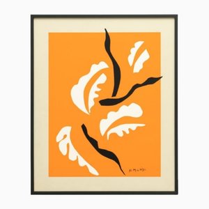 Henri Matisse, Composition, Color Lithograph, 1970s, Framed