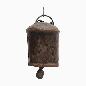 Traditional Spanish Rustic Bronze Cow Bell, 1940s