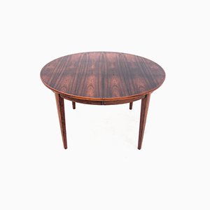 Rosewood Dining Table with Extensions, Denmark, 1960s