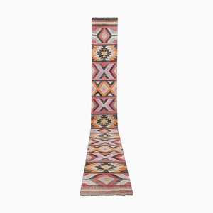 Tappeto Kilim vintage a righe, Turchia, anni '60