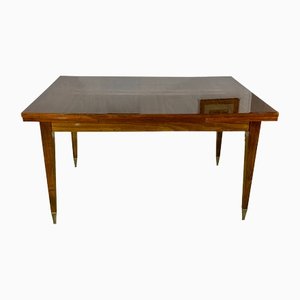 Art Deco Style Extendable Table in Varnished Rosewood