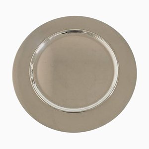 Sterling Silver No. 587 E. Tray attributed to Johan Rohde for Georg Jensen, 1940s
