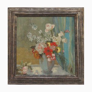 Theresa Copnall 1882 – 1972, A Still Life Study of Flowers, Canvas