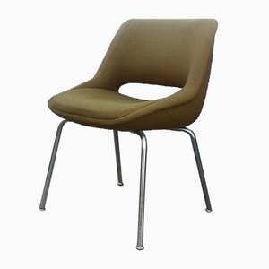 Mid-Century Olive Green Kilta Side Chair by Olli Mannemaa for Martela Oy