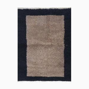 Vintage Turkish Gray Wool Tulu Rug